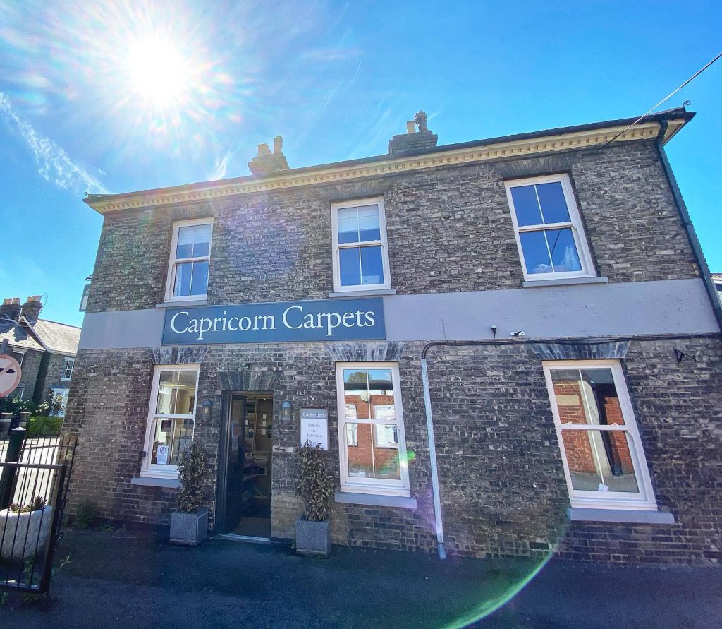 Front view of Capricorn Carpets showroom